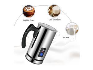 Electric Milk Steamer Stainless Steel Auto Hot and Cold Milk Frother Warmer