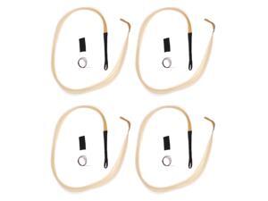 4pcs Horse Hair Mongolia Tail Violin Cello Erhu Bow Hairs for String Parts 4pcs Horse Hair Mongolia Tail Violin Cello Erhu Bow Hairs for String Parts
