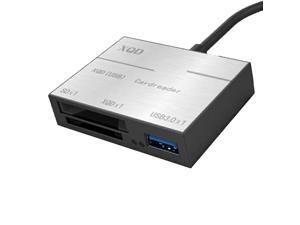 USB 3.0 Type -C Combo Hub Adapter for Micro SD/XQD Card Reader Silver USB 3.0 Type -C Combo Hub Adapter for Micro SD/XQD Card Reader Silver