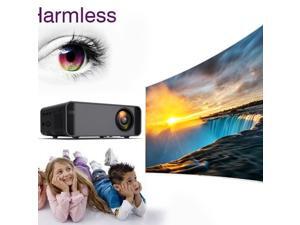 Home Pocket Movie Projector 4k HD1080P Full LCD Display US Same-screen Black Home Pocket Movie Projector 4k HD1080P Full LCD Display US Same-screen Black