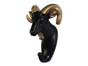 Nordic Style Resin Animal Head Decorative Hook for Home Decor Goat Nordic Style Resin Animal Head Decorative Hook for Home Decor Goat