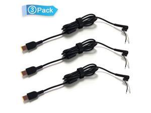 3-Pack DC Plug Connector Cord Laptop Power Cable for Lenovo IdeaPad Yoga Square Connector Charger Laptop Notebook Adapter Cable 3-Pack DC Plug Connector Cord Laptop Power Cable for Lenovo IdeaPad Yoga Square Connector Charger Laptop Notebook Adapter Cable