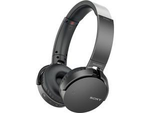 Sony XB650BT Wireless On-Ear Bluetooth Headphones with 30mm drivers, NFC, Powerful Music, Comfort Ear Pads, and Built-In Microphone, Black, MDRXB650BT/B