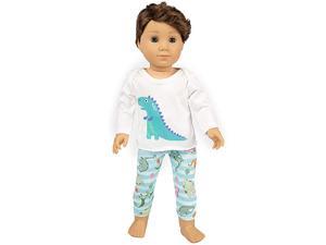 American 18 Inch Boy Girl Doll Clothes Pajamas Tracksuit for 18 Inch Boy Doll or Girl Doll Birthday Reward Gift