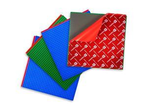 PeelandStick Baseplates Self Adhesive Building Brick Plates Compatible with All Major Brands 4 Pack 2 Green 2 Blue 10 inch x 10 inch PeelandStick Baseplates Self Adhesive Building Brick Plates Compatible with All Major Brands 4 Pack 2 Green 2 Blue 10 inch x 10 inch