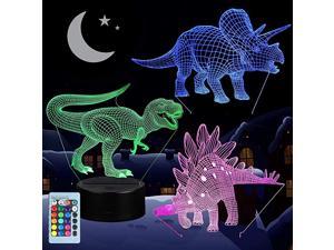 eala 3d dinosaur led night light