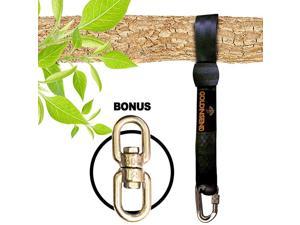 Hang 10FT Tree Swing Strap Holds 2800lbs New Extra LongTree Swing Strap Hanging Kit 10 ft Long for Outdoor Swing with Bonus Spinner Hook Fast amp Way to Hang Any Swing Set