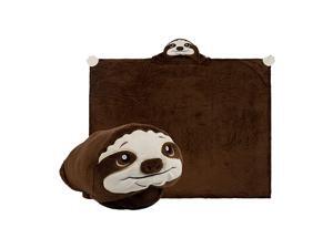 Sloth Stuffed Animal Blanket Kids All in One Loveable Fleece Pillow Stuffed Animal and Blanket for Play Nap Time Travel Sloth Stuffed Animal Blanket Kids All in One Loveable Fleece Pillow Stuffed Animal and Blanket for Play Nap Time Travel