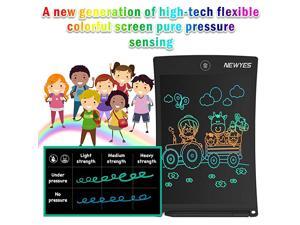 85 Inches Colorful Doodle Board Kids Toys LCD Screen Writing Tablet with Lock Function Magnetic Drawing Board Erasable Doodles Notepad Gifts for Ages 3+ Black with Lanyard 85 Inches Colorful Doodle Board Kids Toys LCD Screen Writing Tablet with Lock Function Magnetic Drawing Board Erasable Doodles Notepad Gifts for Ages 3+ Black with Lanyard