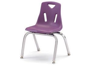 JontiCraft 8144JC1004 Berries Stacking Chair with ChromePlated Legs 14quot Height Purple JontiCraft 8144JC1004 Berries Stacking Chair with ChromePlated Legs 14quot Height Purple