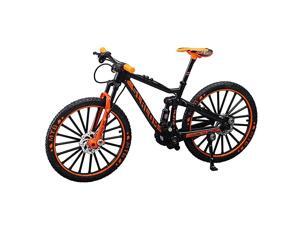 Alloy Mini Downhill Mountain Bike Toy Diecast BMX Finger Bike Model for Collections BlackOrange Alloy Mini Downhill Mountain Bike Toy Diecast BMX Finger Bike Model for Collections BlackOrange