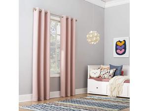 Riley Kids Bedroom Blackout Grommet Curtain Panel 40quot x 63quot Blush
