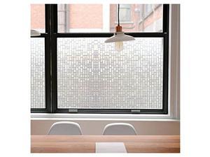 Window Films Translucent Glass Tint Static Cling Treatment Reflects Rainbow Effect with Sunlight Home Security and Decorative Heat Control UV Prevention Crystal Mosaic 177quot x 1574quot