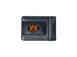 NCAA  Sports Mens Auburn Tigers Leather Cash amp Cardholder One Size Black