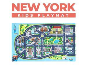 Play Mats for Toddlers Educational Road amp Car Rug with map of New York City Large 75quot x 45quot Floor Playmat for Children Ideal Rugs for Playroom Bedroom Activity Room for Toys amp Cars Play Mats for Toddlers Educational Road amp Car Rug with map of New York City Large 75quot x 45quot Floor Playmat for Children Ideal Rugs for Playroom Bedroom Activity Room for Toys amp Cars