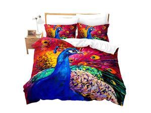 Bedding Animal Print Comforter Cover King 3D Oil Painting Feathers Watercolor Decor Duvet Cover Set Luxury Soft 100 Microfiber Modern Birds Feather Decorative Bedding with Zipper Bedding Animal Print Comforter Cover King 3D Oil Painting Feathers Watercolor Decor Duvet Cover Set Luxury Soft 100 Microfiber Modern Birds Feather Decorative Bedding with Zipper