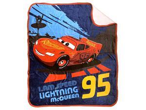 Disney Pixar Cars Lightning McQueen Sherpa Throw Blanket Measures 50 x 60 inches Kids Bedding Fade Resistant Super Soft Official Disney Pixar Product Disney Pixar Cars Lightning McQueen Sherpa Throw Blanket Measures 50 x 60 inches Kids Bedding Fade Resistant Super Soft Official Disney Pixar Product