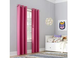 Riley Kids Bedroom Blackout Grommet Curtain Panel 40quot x 63quot Pink Riley Kids Bedroom Blackout Grommet Curtain Panel 40quot x 63quot Pink