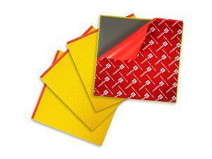 PeelandStick Baseplates Self Adhesive Building Brick Plates Compatible with All Major Brands 4 Pack Yellow 10 inch x 10 inch by PeelandStick Baseplates Self Adhesive Building Brick Plates Compatible with All Major Brands 4 Pack Yellow 10 inch x 10 inch by