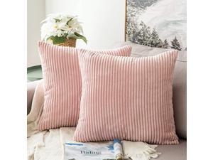 Pack of 2 Corduroy Soft Soild Decorative Square Throw Pillow Covers Set Cushion Cases Pillowcases for Sofa Bedroom Car 18 x 18 Inch 45 x 45 cm Pack of 2 Corduroy Soft Soild Decorative Square Throw Pillow Covers Set Cushion Cases Pillowcases for Sofa Bedroom Car 18 x 18 Inch 45 x 45 cm