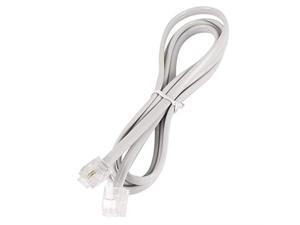 5 Feet Black Telephone Cable Rj11 6p4c 60/" Phone Line Cord 5ft 2 Pack