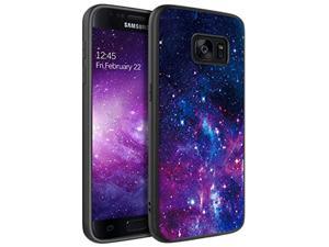 Samsung Galaxy S7 Case, Samsung S7 Case, Slim Fit Glow In The Dark Soft Flexible Bumper Protective Shockproof Anti Scratch Non-Slip Cases Cover For Samsung Galaxy S7 (2016), Nebula/Galaxy