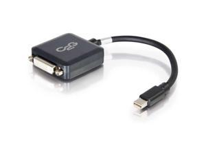 Mini Display Port Adapter, Display Port To Dvi, Male To Female, Black, 8 Inches, Cables To Go 54311