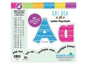 Letter PopOuts 4 Kai Ola Sea Life Multicolor Designer Letters For Bulletin Boards Breakrooms Reception Areas Signs Displays And More 4 255 Characters Per Set 1726