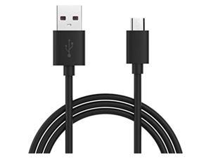 Black 6Ft Long Usb Cable Rapid Charger Sync Power Wire Micro-Usb Data Link Cord Supports Fast Charging For Verizon Motorola Google Nexus 6 - Verizon Motorola Moto E4 - Verizon Motorola Moto E4 Plus