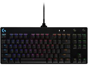 Logitech G PRO Mechanical Gaming Keyboard Ultra Portable Tenkeyless Design Detachable Micro USB Cable & G502 Lightspeed Wireless Gaming Mouse with Hero 25K Sensor PowerPlay Compatible Black