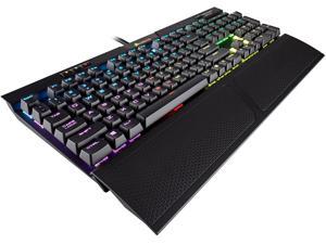 Corsair K70 RGB MK.2 Rapidfire Mechanical Gaming Keyboard - USB Passthrough & Media Controls - Fastest & Linear - Cherry MX Speed - RGB LED Backlit