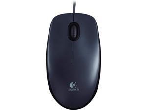 Bestået marked gardin Logitech B110 Silent Wired Mouse - Black Mice - Newegg.com