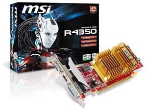 MSI Radeon HD 4350 512 MB DDR2 PCI-Express 2.0 Graphics Card MD512H MSI Radeon HD 4350 512 MB DDR2 PCI-Express 2.0 Graphics Card MD512H