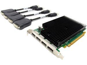 HP FZ348AV NVIDIA Quadro NVS 450 512MB PCIe 4 Port Graphics Card HP FZ348AV NVIDIA Quadro NVS 450 512MB PCIe 4 Port Graphics Card