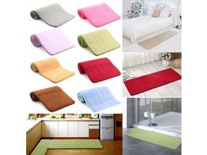 120x40cm Absorbent Long Memory Foam Carpet Door Floor Mat Bedroom Bathroom Kitchen Bath Non Slip Rug-Coffee 120x40cm Absorbent Long Memory Foam Carpet Door Floor Mat Bedroom Bathroom Kitchen Bath Non Slip Rug-Coffee