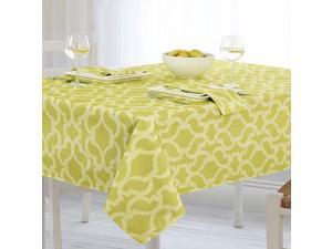 Sydney Indoor Outdoor Polyester Table Linens 60Inch by 84Inch Oblong Rectangle Tablecloth Lime Sydney Indoor Outdoor Polyester Table Linens 60Inch by 84Inch Oblong Rectangle Tablecloth Lime