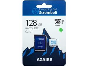 Everything But Stromboli 128Gb Azaire Microsd Memory Card Plus Adapter Works with Samsung Galaxy Phones A Series A10 A10E A20 A30 A50 Speed Class 10 U3 Uhs1 Tf 128G Micro Sdxc Card