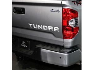 2019 Toyota TUNDRA Tailgate Rear Stainless Steel Chrome Letters Inserts Set