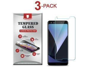 3-Pack Tempered Glass Film Screen Protector For Google Pixel 3 3-Pack Tempered Glass Film Screen Protector For Google Pixel 3