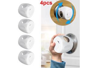 4Packs Child Door Knob Safety Cover Proof Safe Children Lock Guard Kids Toddler 4Packs Child Door Knob Safety Cover Proof Safe Children Lock Guard Kids Toddler