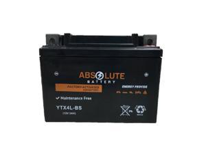 New YTX4L-BS Battery for Arctic Cat 90 ATV 90 Y-12 Youth 2-Stroke 2002-2004 ATV