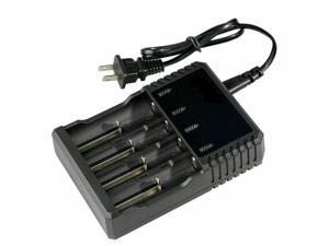 Li-ion Lithium Smart Charger 2 4 6 Slot for 16340/18650/14500/26650 3.7V RCR123 Li-ion Lithium Smart Charger 2 4 6 Slot for 16340/18650/14500/26650 3.7V RCR123