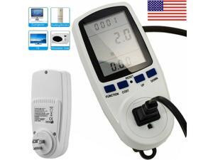 LCD Power Energy Monitor Outlet Watt Amp Volt KWh Meter Electricity Analyzer LCD Power Energy Monitor Outlet Watt Amp Volt KWh Meter Electricity Analyzer