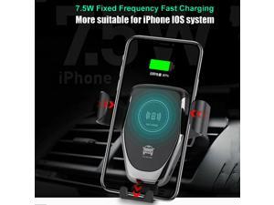 Qi Wireless Automc Car Charging Charger Mount Clamping air Vent Phone Holder Qi Wireless Automc Car Charging Charger Mount Clamping air Vent Phone Holder