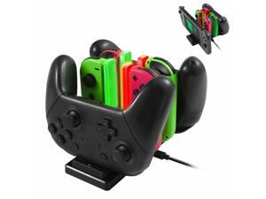 For Switch Joy Con and Pro Controller Charger 6 in 1 Port Charging Dock For Switch Joy Con and Pro Controller Charger 6 in 1 Port Charging Dock
