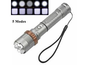 Tactical Police T6 900000LM LED Zoomable Flashlight Torch Rechargeable Lamp USA