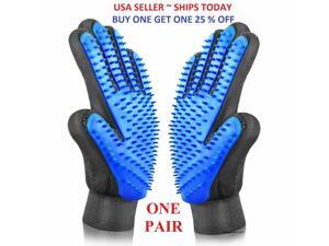 Pet Hair Remover Glove Brush Dog Cat Grooming Massage Soft Bath Shedding Glove Pet Hair Remover Glove Brush Dog Cat Grooming Massage Soft Bath Shedding Glove
