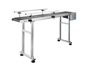 PVC Belt Electric Conveyor Machine With Stainless Steel Double Guardrail Pro PVC Belt Electric Conveyor Machine With Stainless Steel Double Guardrail Pro