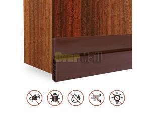 2x Door Bottom Self Adhesive Weather Stripping Silicone Rubber Seal Sweep Strip 2x Door Bottom Self Adhesive Weather Stripping Silicone Rubber Seal Sweep Strip