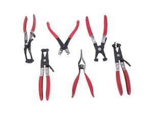New 9pc Wire Long Reach Hose Clamp Pliers Set Fuel Oil Water Hose Auto Tool Kit
